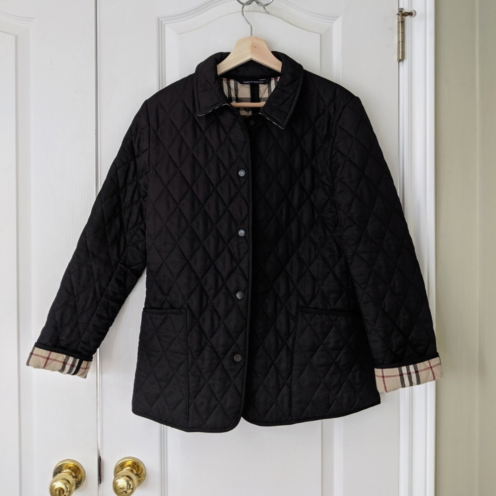 Burberry diamond quilted jacket